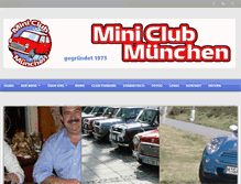 Tablet Screenshot of miniclub-muenchen.de